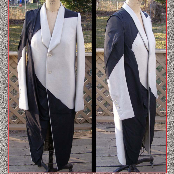 New Runway Rick Owens Fall 17 Tusk Coat sz 4/40 - Picture 7 of 14